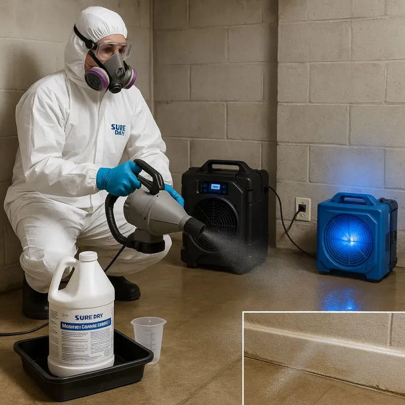 Sanitization and Odor Removal process in Bellwood, VA